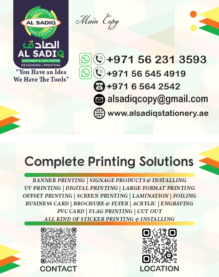 photo copy sharjah digital printing
